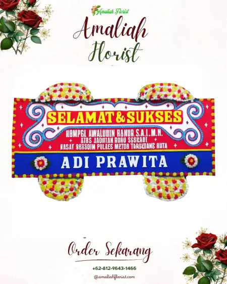 Papan Bunga Ucapan Selamat Sambimulyo